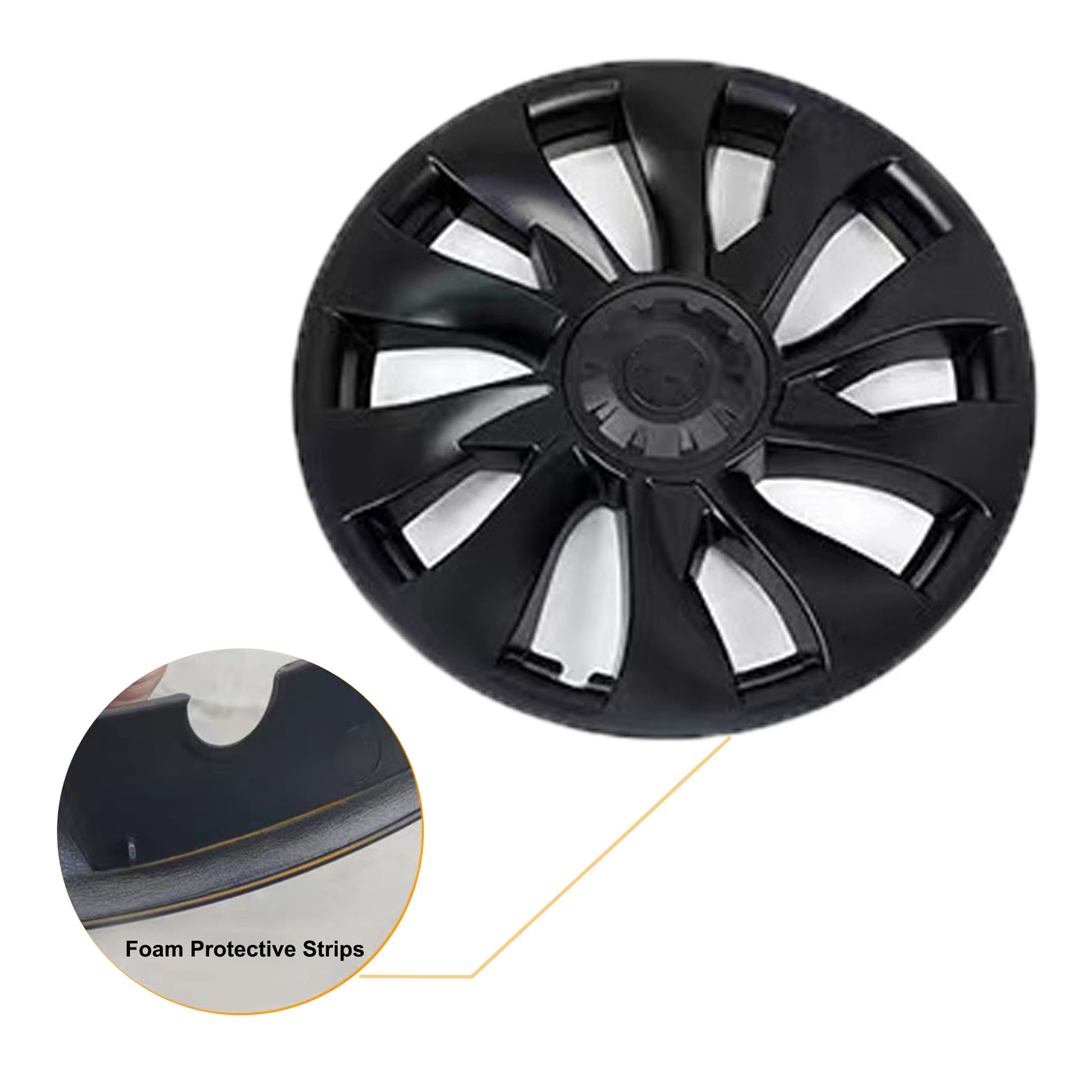 1 pcs of Performance Wheel Covers For Tesla Model 3 18'' Aero Wheels-Yeslak