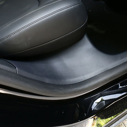 Back Door Sill Covers For Tesla Model Y & 3-Motor Vehicle Interior Fittings-Yeslak
