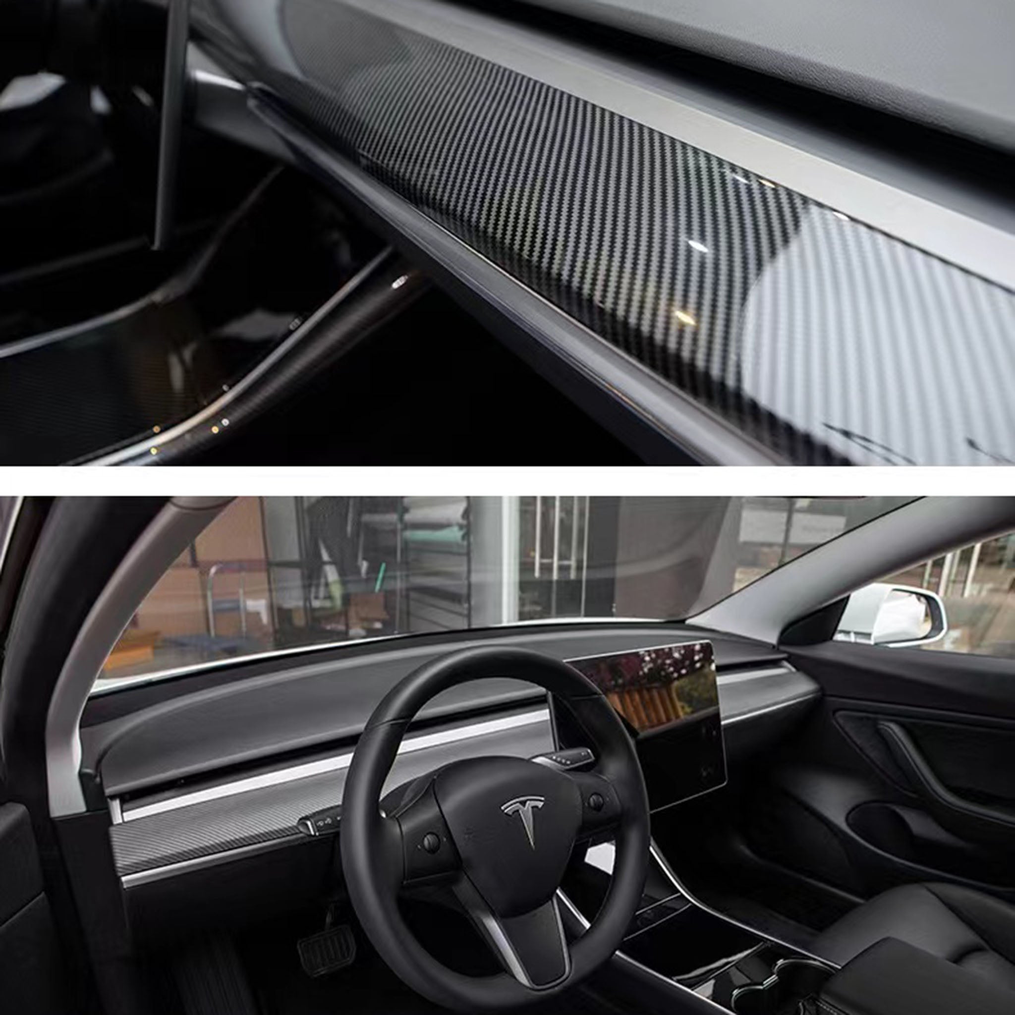 The Tesla Model 3/Y Rearview Mirror Cover - Mtdtuning