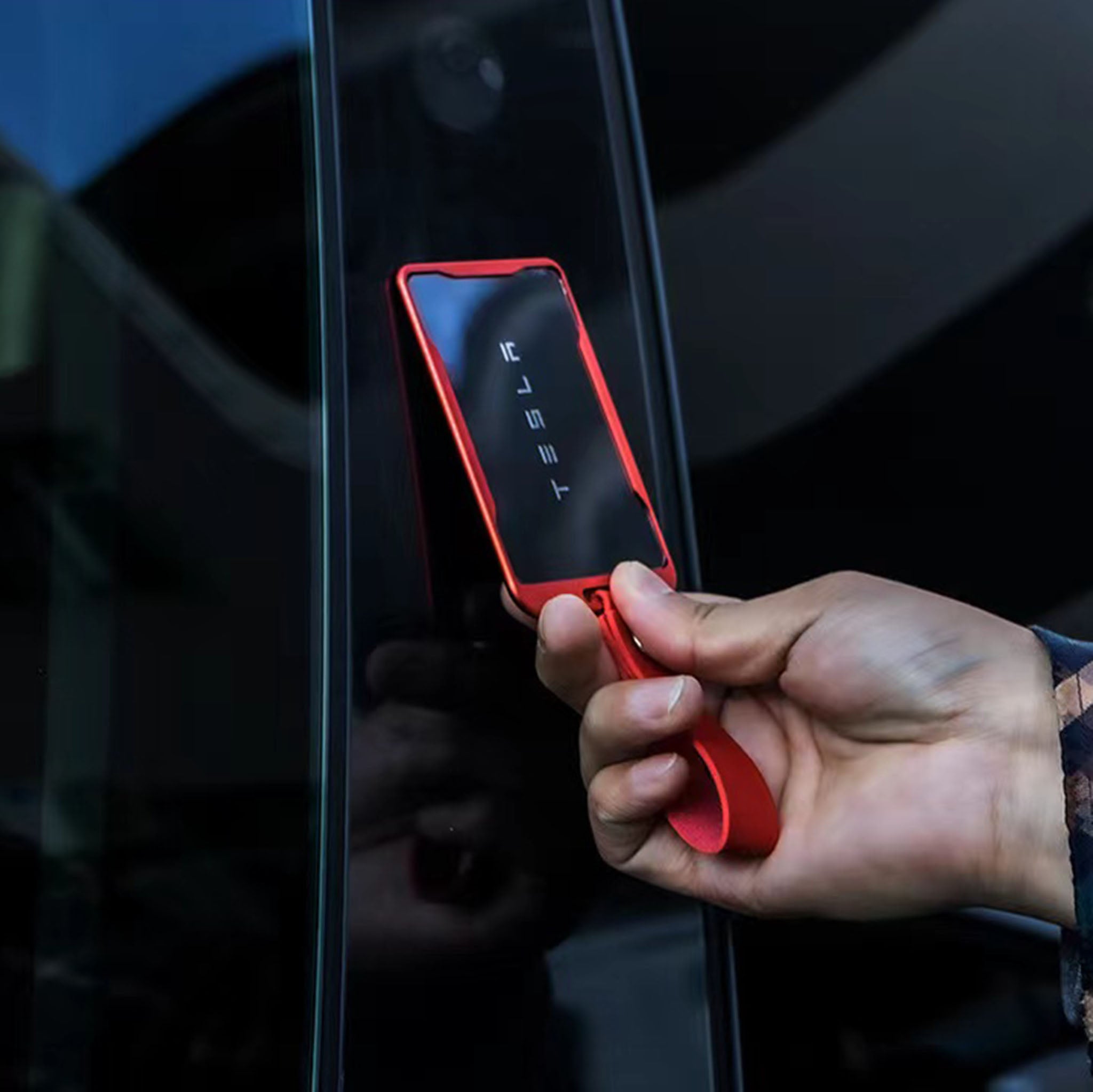 Auto Key Card Holder Fit Kompatibel mit Tesla Model 3 Silikon