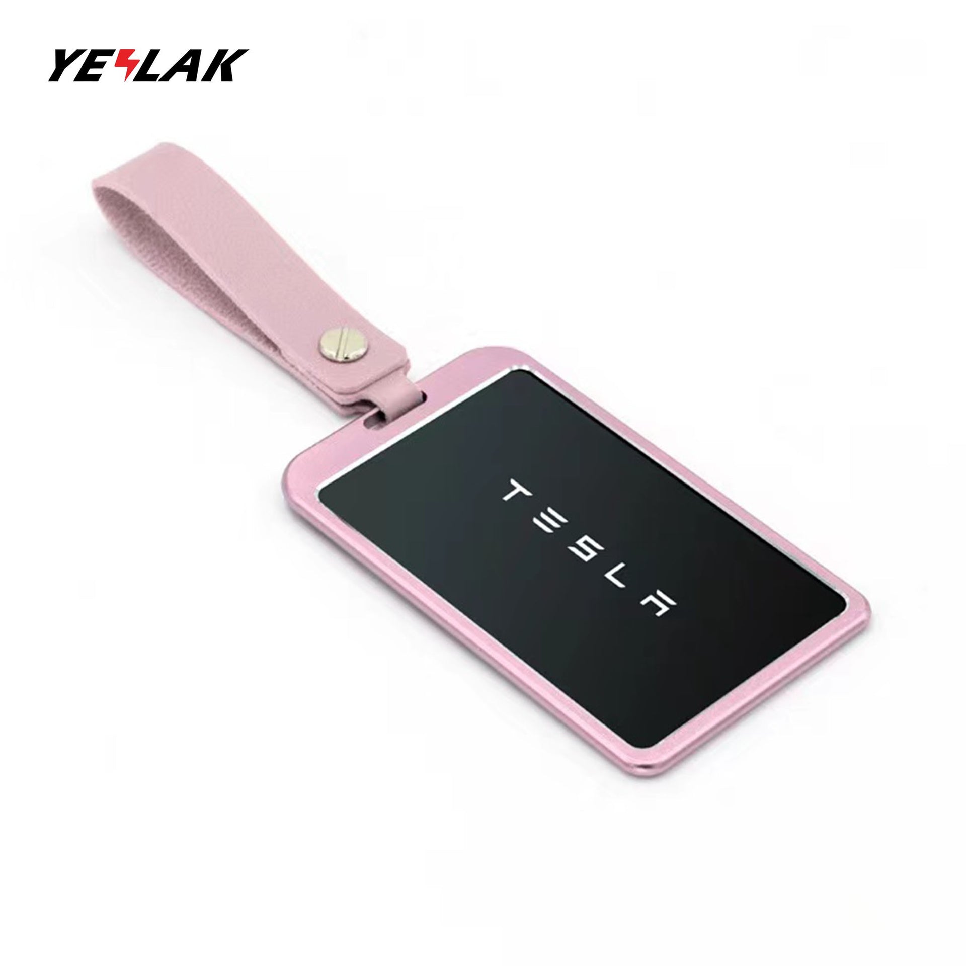 Silicone Key Card Holder Keychain for Tesla Model 3 Model Y - Flashark