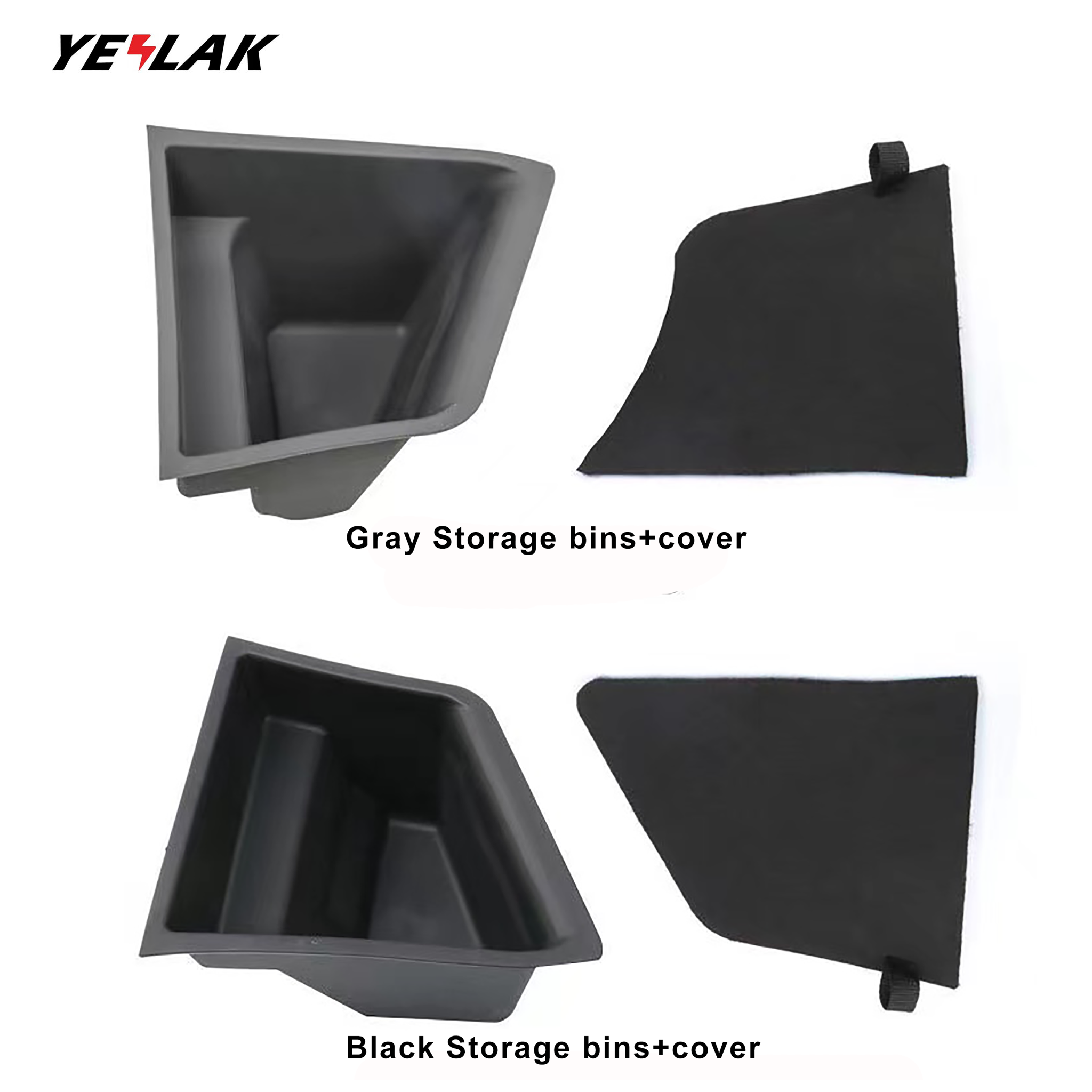 Best Rear Trunk Side Storage Bins with Lids For Tesla Model 3 – Yeslak
