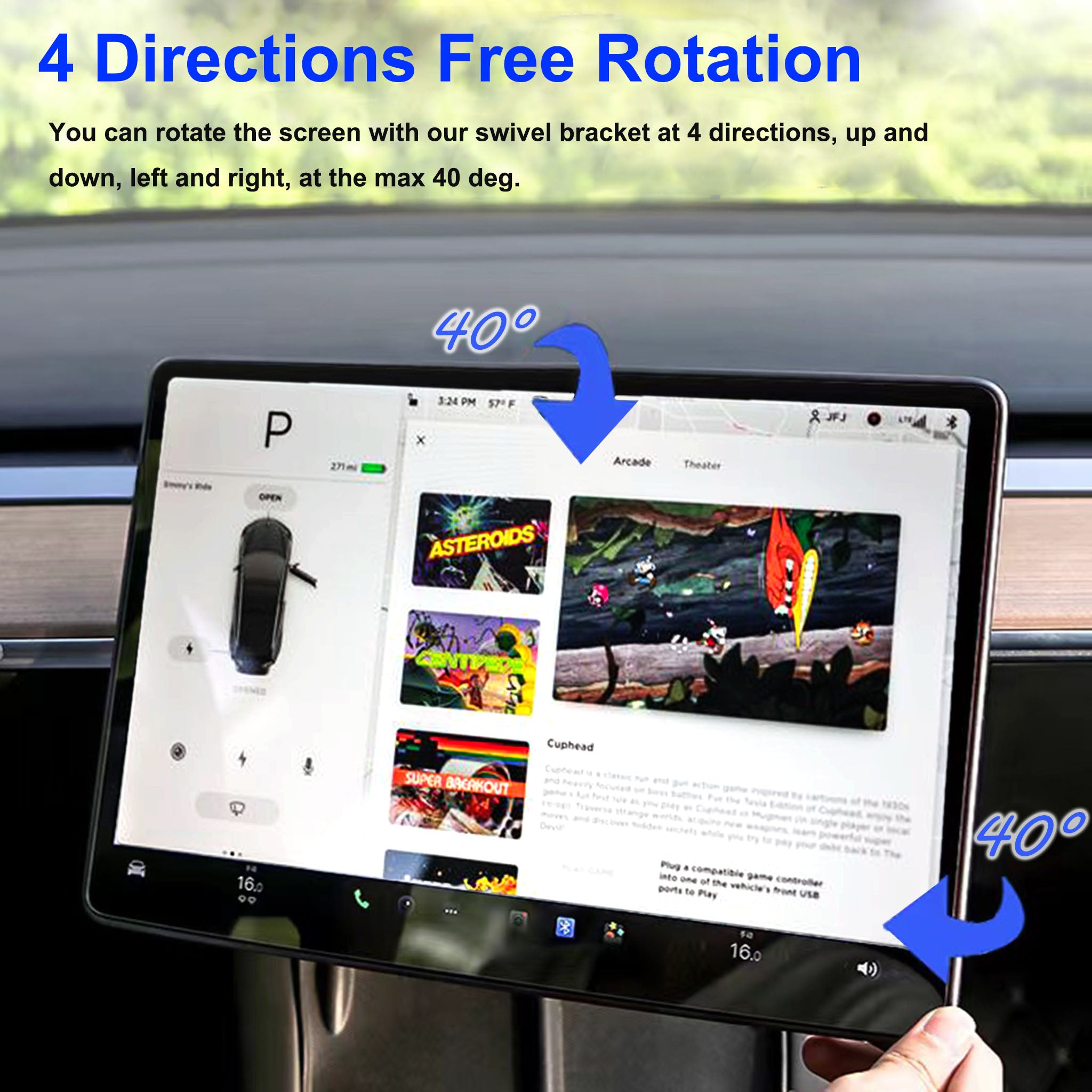 Upgrade Your Tesla Model 3/Y/Cybertruck Dashboard & Rear Display ...