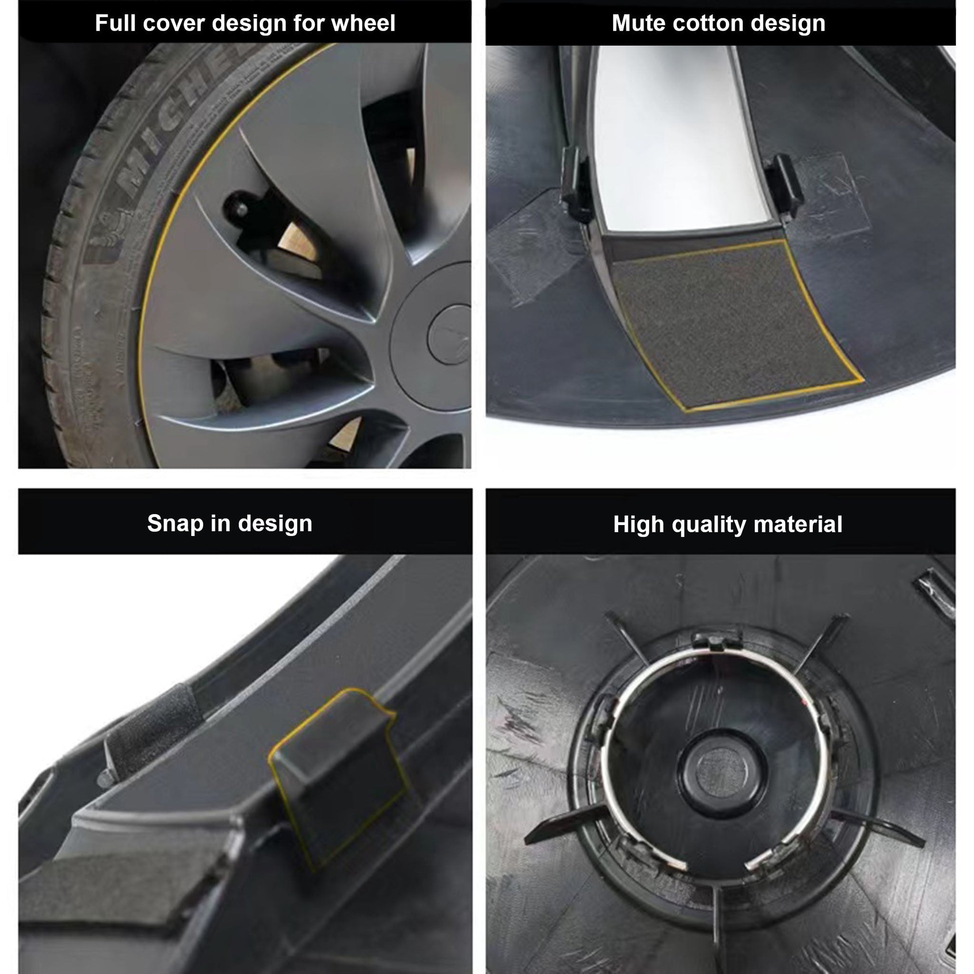 1 Pcs of Performance Wheel Covers for Tesla Model Y 20'' Induction Wheels-Vehicles & Parts-Yeslak