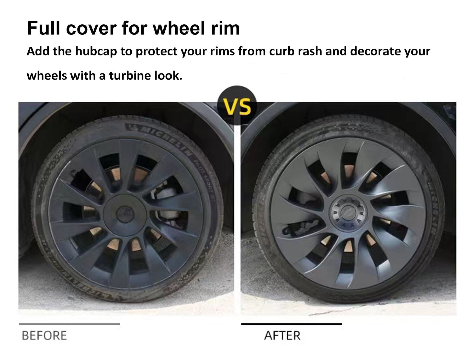 1 Pcs of Performance Wheel Covers for Tesla Model Y 20'' Induction Wheels-Vehicles & Parts-Yeslak