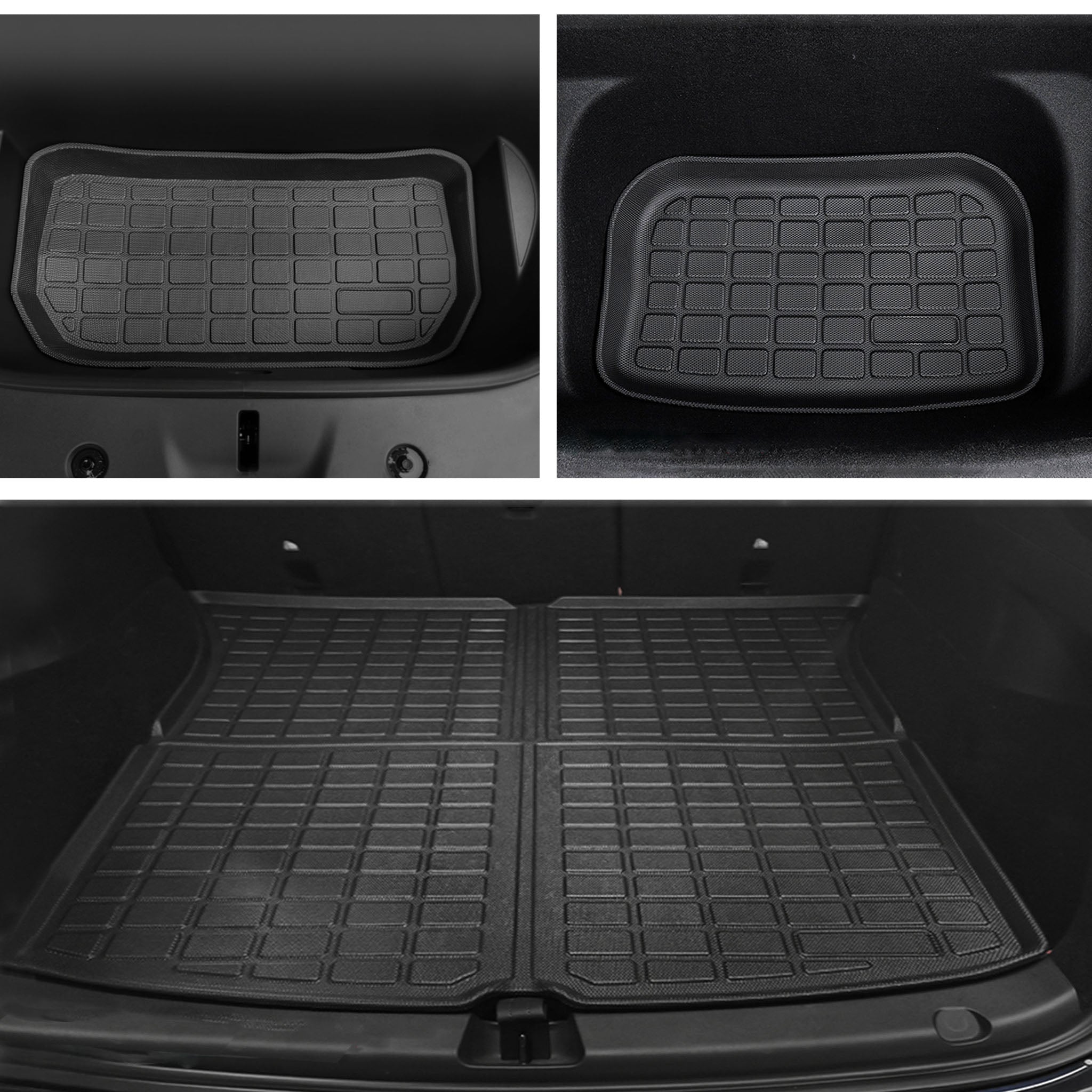 Front&Rear Trunk Mats For Tesla Model Y-Vehicles & Parts-Yeslak