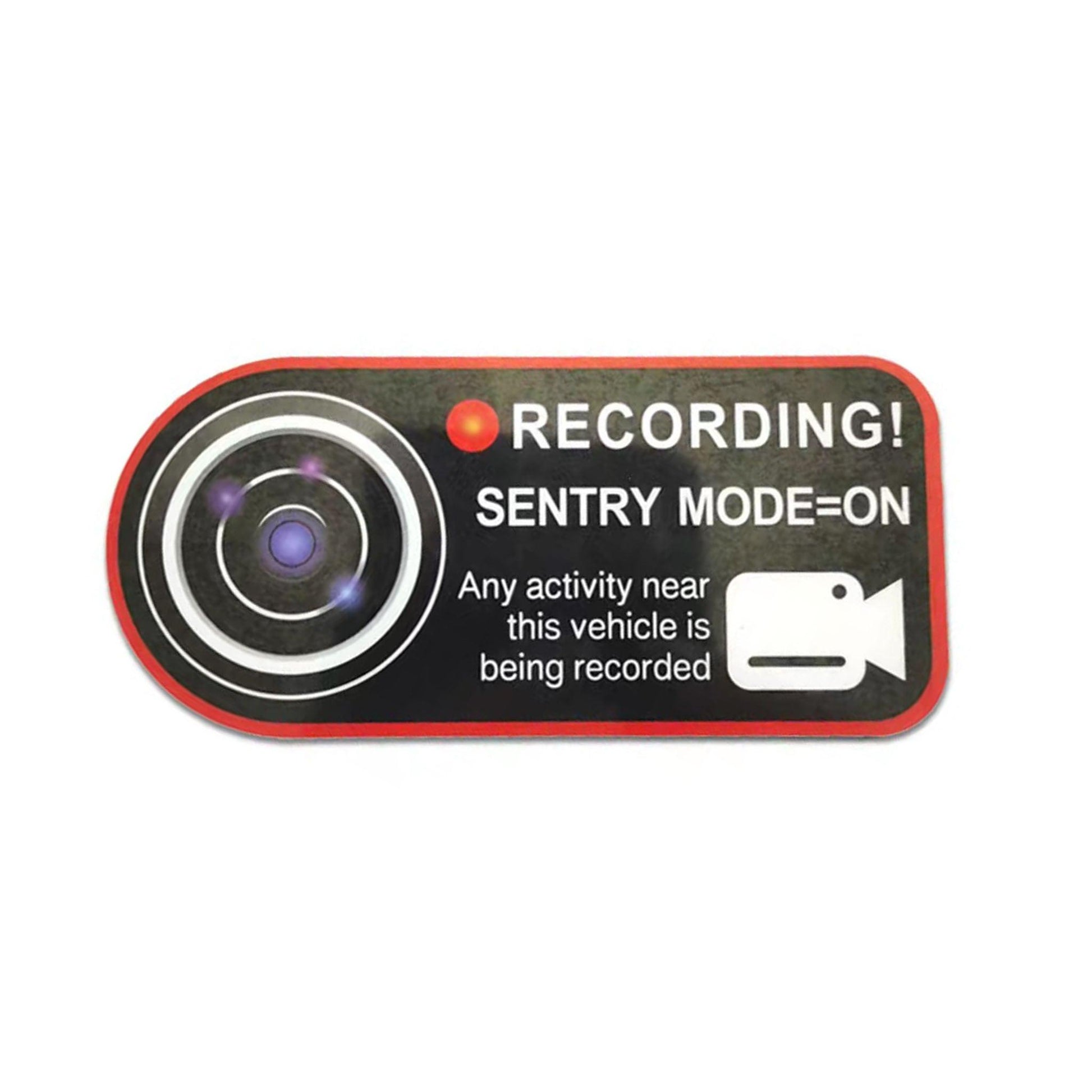Sentry Mode Record Window Sticker For Tesla Model 3 / Y / S / X-Vehicles & Parts-Yeslak