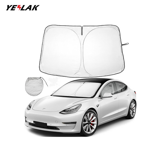 Windshield Glass Sunshade For Tesla Model Y/3-Motor Vehicle Window Parts & Accessories-Yeslak