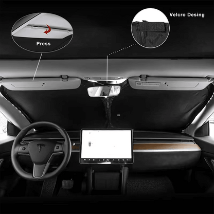 Windshield Glass Sunshade For Tesla Model Y/3-Motor Vehicle Window Parts & Accessories-Yeslak
