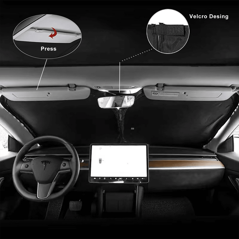 Best Windshield Sunshade Accessories For Tesla Model Y/3 Yeslak