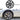 YESLAK Wheel Cover Hubcap 19 inch for Model Y - Turbine center