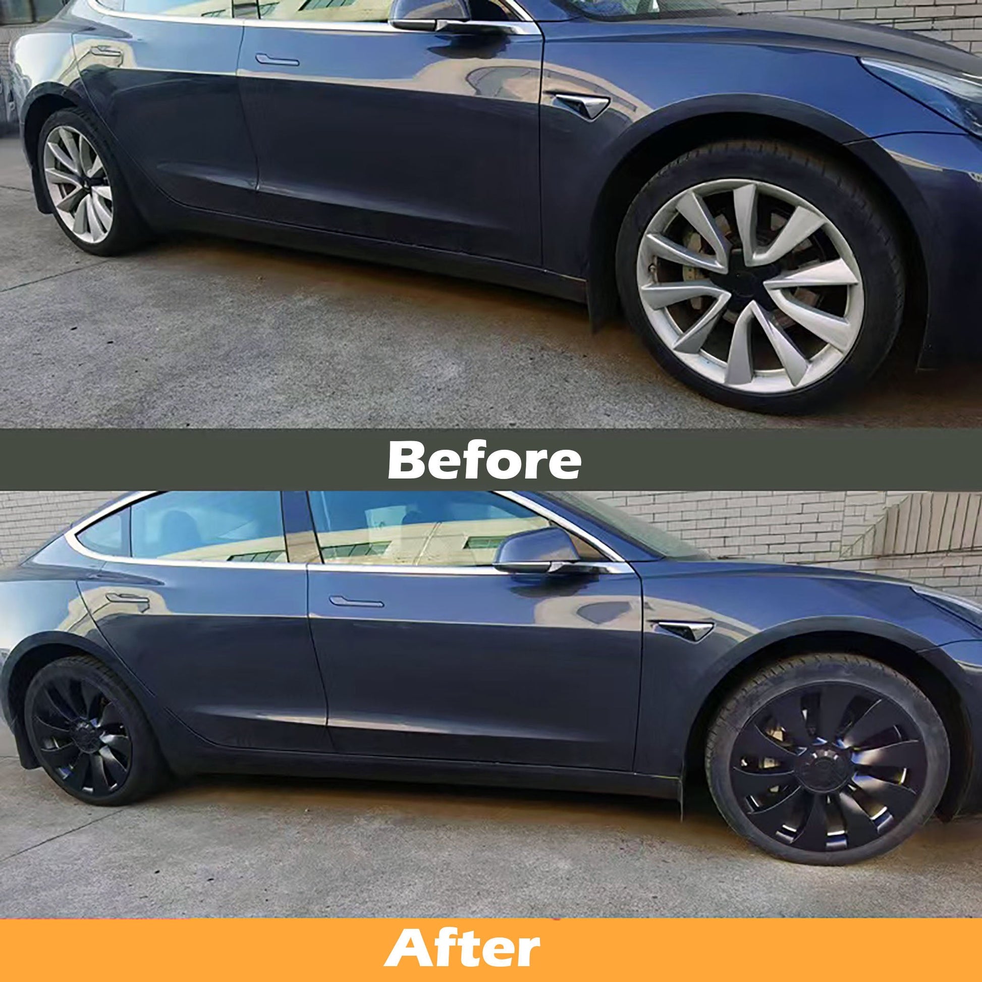 1Pcs of Uberturbine Wheel Covers For Tesla Model 3 19'' Sport Wheels (2017-2023)