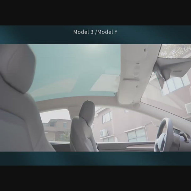 How to install Tesla sunshade - Yeslak.com