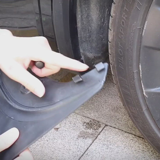 tesla model y mud flap installation video- Yeslak